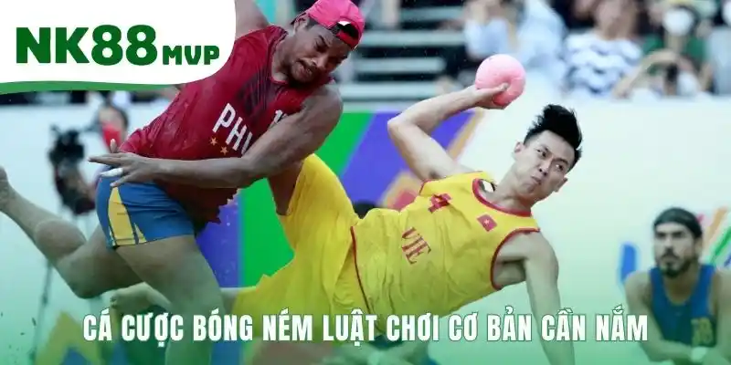 Luật chơi nền tảng gồm ném phạt 7m và quy tắc 3 bước chạy