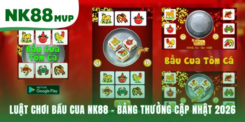 Luật chơi Bầu cua với tỷ lệ thưởng hấp dẫn đến 1:3