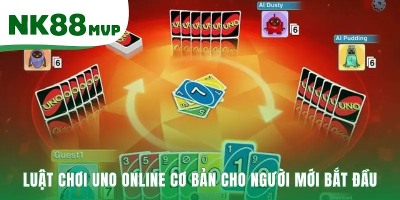 Luật chơi Uno online cơ bản nhấn mạnh các thẻ chức năng đặc biệt